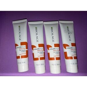 Matrix Biolage ColorBalm Color Depositing Conditioner Saffron Red 4 Pack Travel